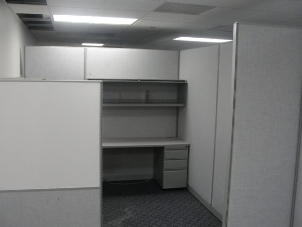 Used Cubicles by Trendway 8X8 and 67 tall Light Gray Philadelphia Pennsylvania1