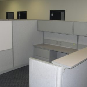 Used Cubicles by Trendway 8X8 and 67 tall Light Gray Philadelphia Pennsylvania2