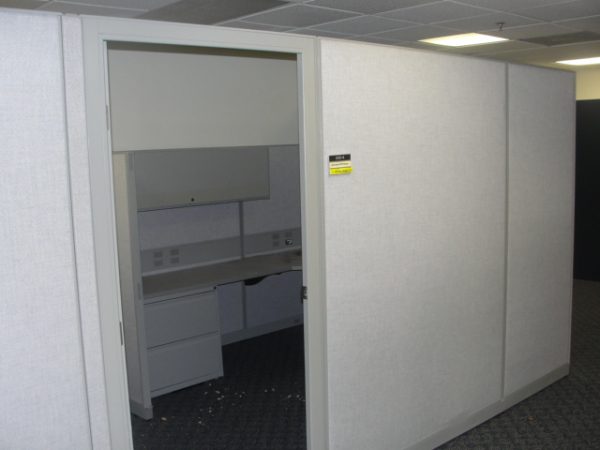 Used Cubicles by Trendway 8X8 and 67 tall Light Gray Philadelphia Pennsylvania3