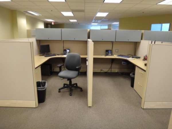 Used Herman Miller Q Workstations 6x6 and 6x8 UsedCubicles