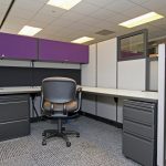 Used Haworth Places Cubicles In Houston Texas, 8X8