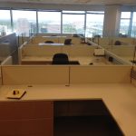 Rare Knoll Autostrada Cubicles with Glass