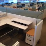 Rare Knoll Autostrada Cubicles with Glass