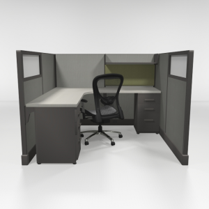 6X6 53″ High Cubicles Loaded
