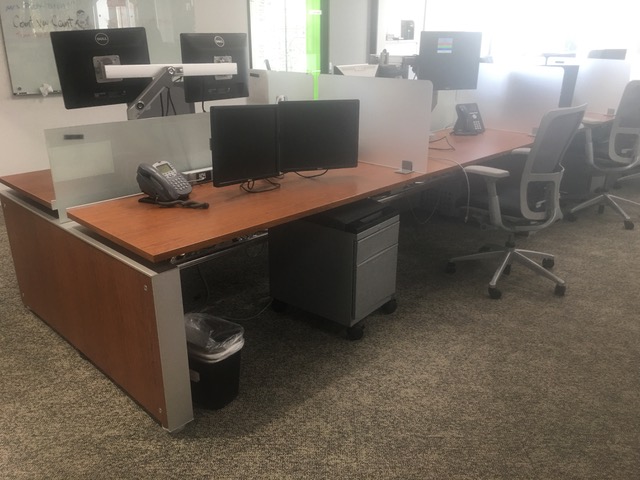 Teknion Benching Cubicles | UsedCubicles.com