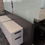 height adjustable steelcase benching cubicles 4