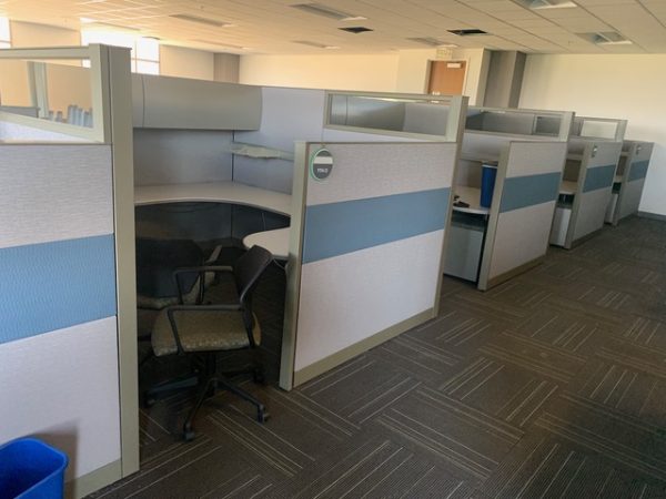 steelcase answer cubicles 8x8 loaded 3