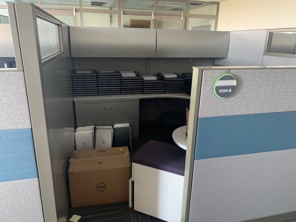 steelcase answer cubicles 8x8 loaded 4