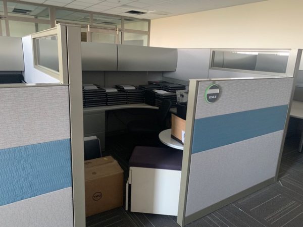 steelcase answer cubicles 8x8 loaded 5