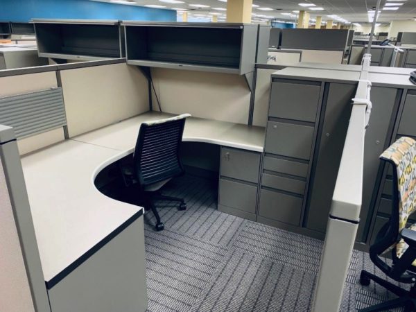 steelcase avenir cubicles with tower 2