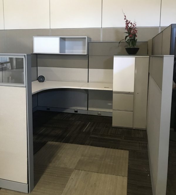 herman miller vivo cubicles with tower