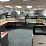 Open office cubicle