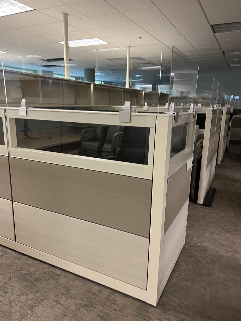 Allsteel Terrace Cubicles in CA. 8X6 | UsedCubicles.com